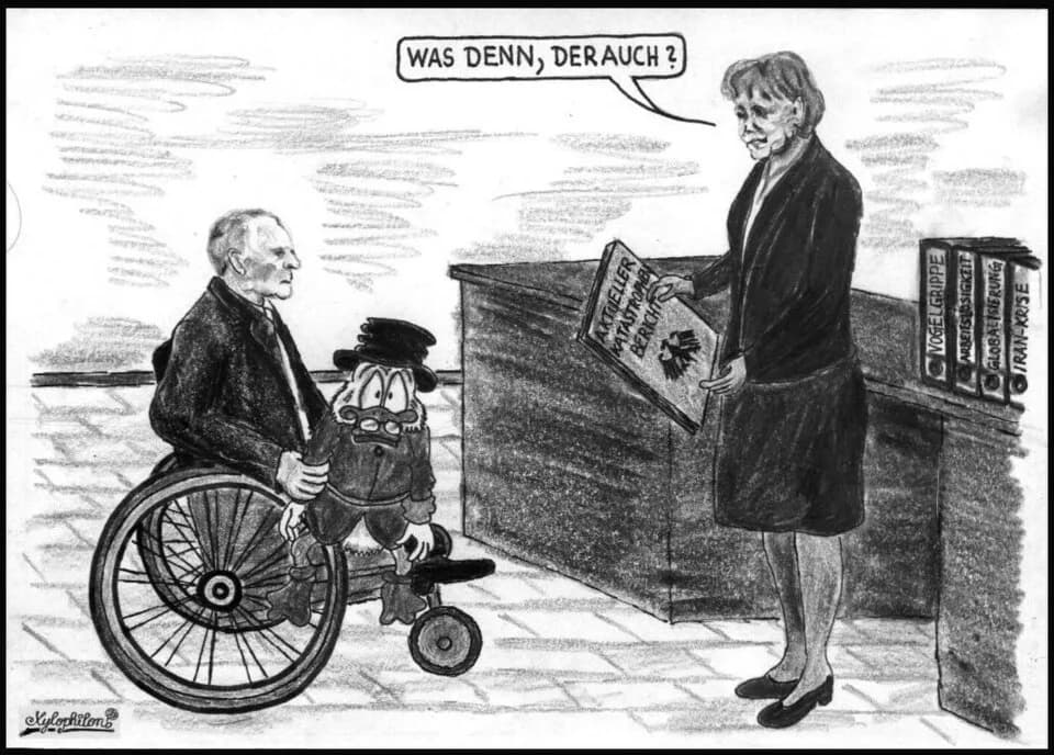 Wolfgang Schäuble - Karikatur