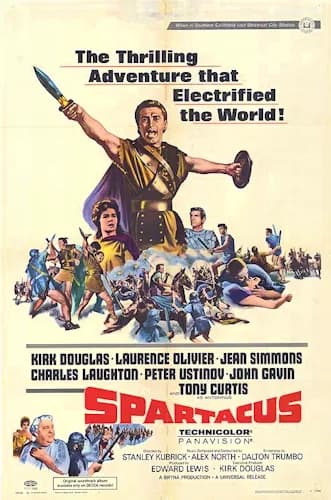 Jean Simmons - Poster for the film Spartacus (1960)