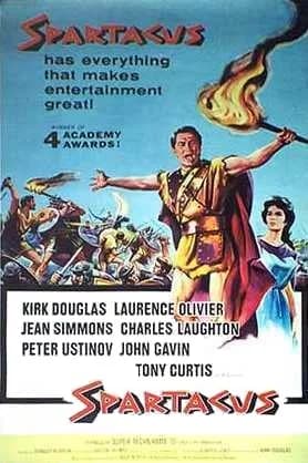 Jean Simmons - Poster for the film Spartacus