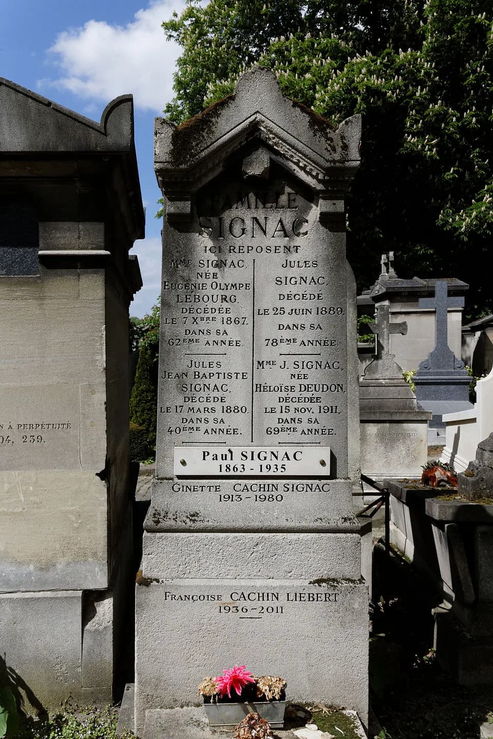 Paul Signac - Père-Lachaise - Division 67 - Signac 02.jpg
