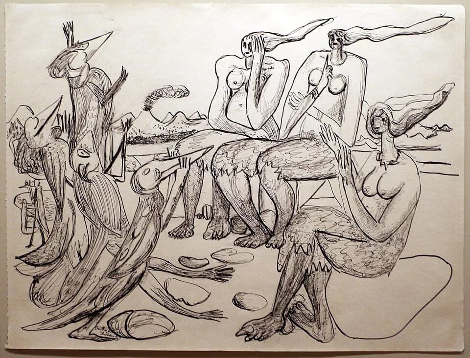 Max Beckmann - Max beckmann, recita degli uccelli, 1949.jpg