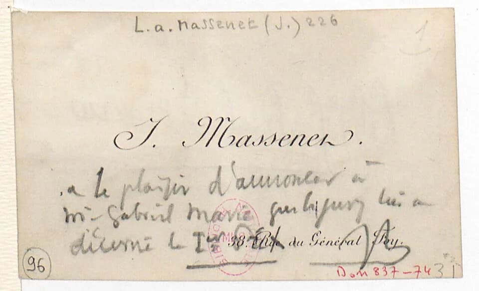 Jules Massenet - (Lettre de Jules Massenet à Gabriel Marie) (manuscrit autographe) - btv1b53021671s (1 of 2).jpg