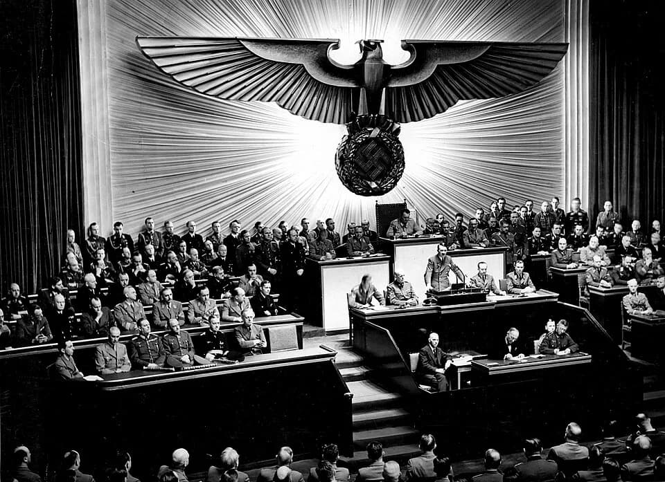 Arthur Seyss-Inquart - For documentary purposes the German Federal Archive often retained the original image captions, which may be erroneous, biased, obsolete or politically extreme. Berlin, Reichsta