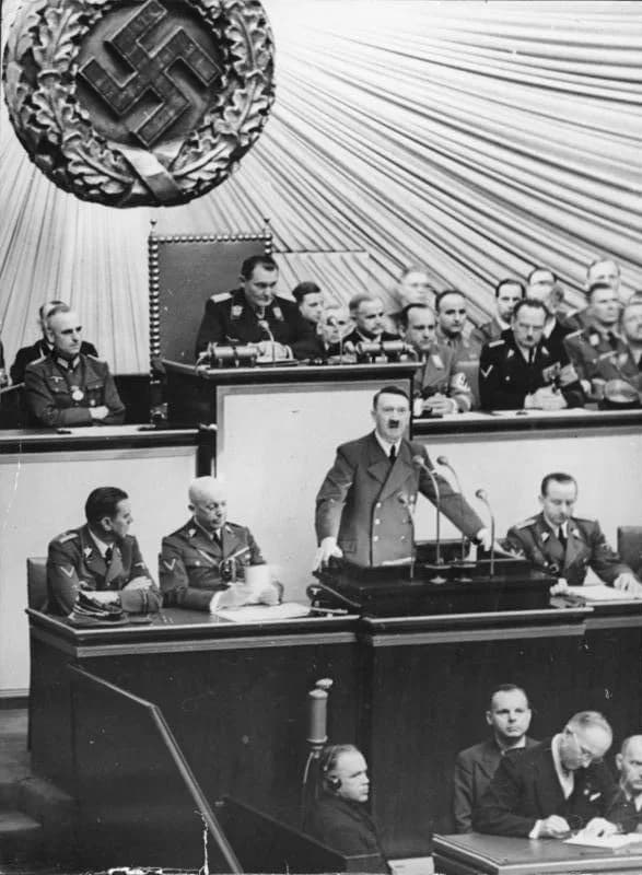 Arthur Seyss-Inquart - For documentary purposes the German Federal Archive often retained the original image captions, which may be erroneous, biased, obsolete or politically extreme. Berlin, Reichsta