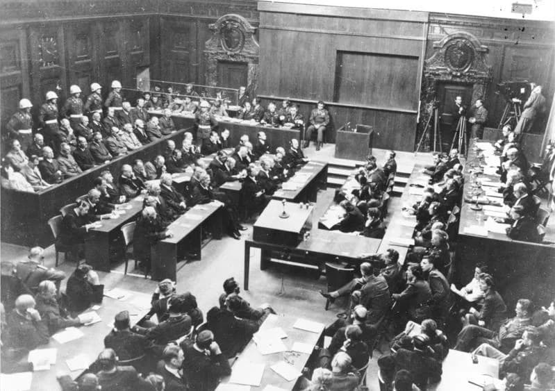 Arthur Seyss-Inquart - For documentary purposes the German Federal Archive often retained the original image captions, which may be erroneous, biased, obsolete or politically extreme. ADN-ZB
Strafproz