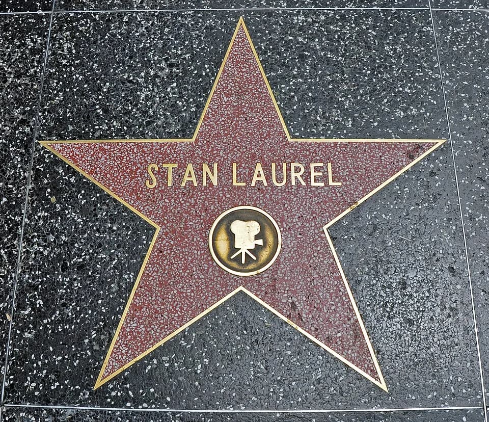 Stan Laurel - Stella di Stan Laurel (Stanlio di Stanlio e Ollio) sulla Hollywood Walk of Fame - Agosto 2011.