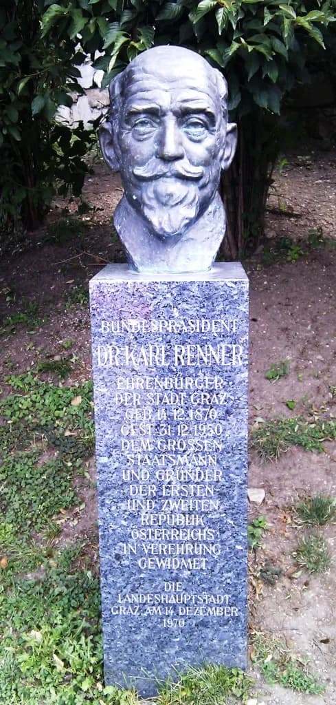 Karl Renner - Dr.-Karl-Renner-Denkmal, Grazer Schloßberg