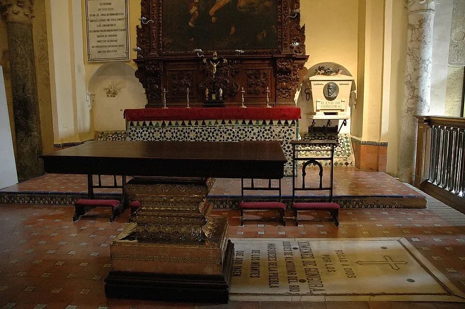 Luis de Góngora - Capilla de San Bartolomé de la Mezquita de Córdoba (España). En ella reposan los restos de Luis de Góngora y Argote.