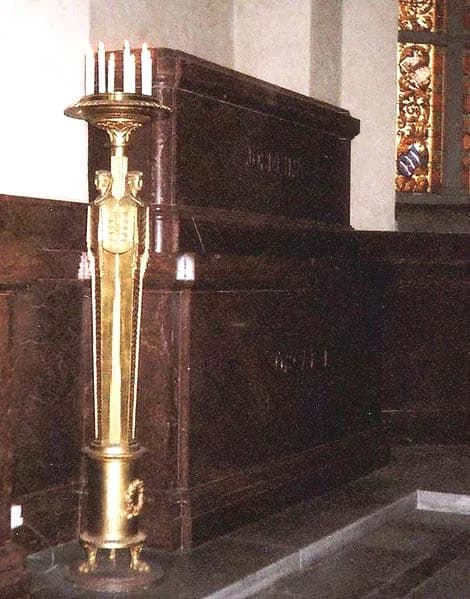 Oscar I of Sweden - Graves of King Oscar I and Queen Josephine (above) of Sweden and Norway stacked from the ground floor of the Bernadottean Chapel at Riddarholm ChurchPlace: Stockholm, Sweden