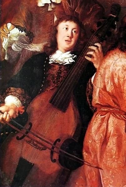Dietrich Buxtehude - The picture shows Dietrich Buxtehude playing a viol.