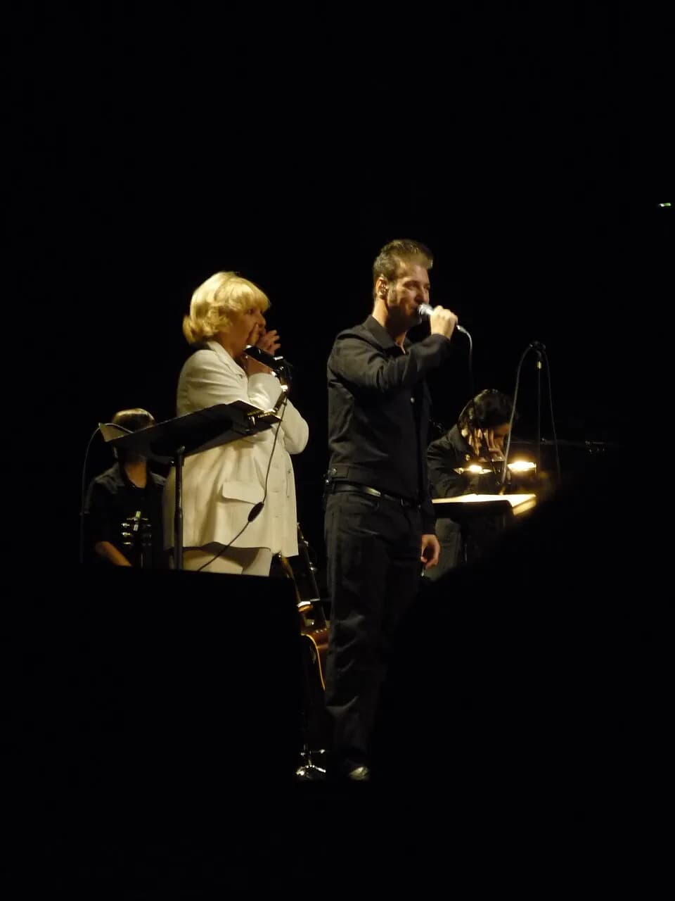 Jean Genet - Jeanne Moreau et Étienne Daho dans Le Condamné à mort de Jean Genet, salle Pleyel, le 2 juillet 2011.