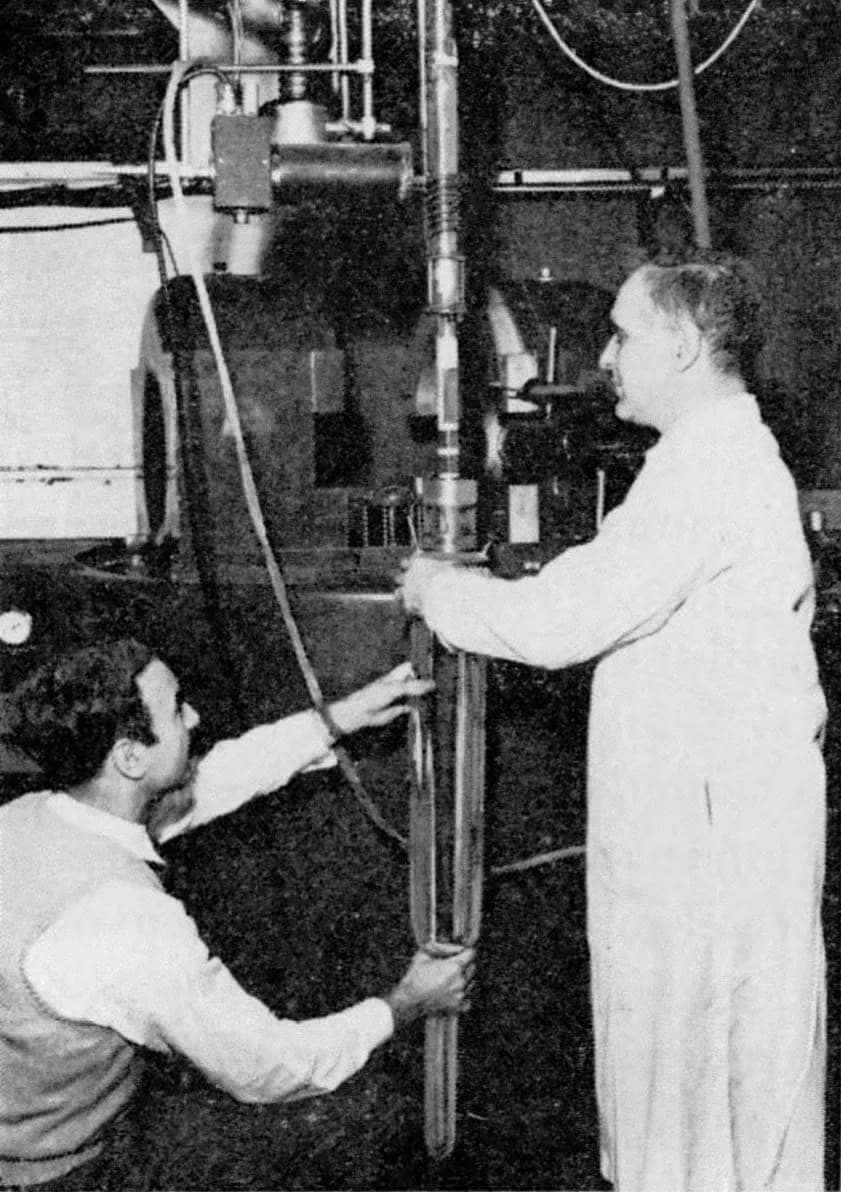 Chien-Shiung Wu - Photo taken during the Wu experiment, an elementary particle experiment performed by American physicist Chien-Shiung Wu at the US National Bureau of Standards (now NIST in 1956 that 