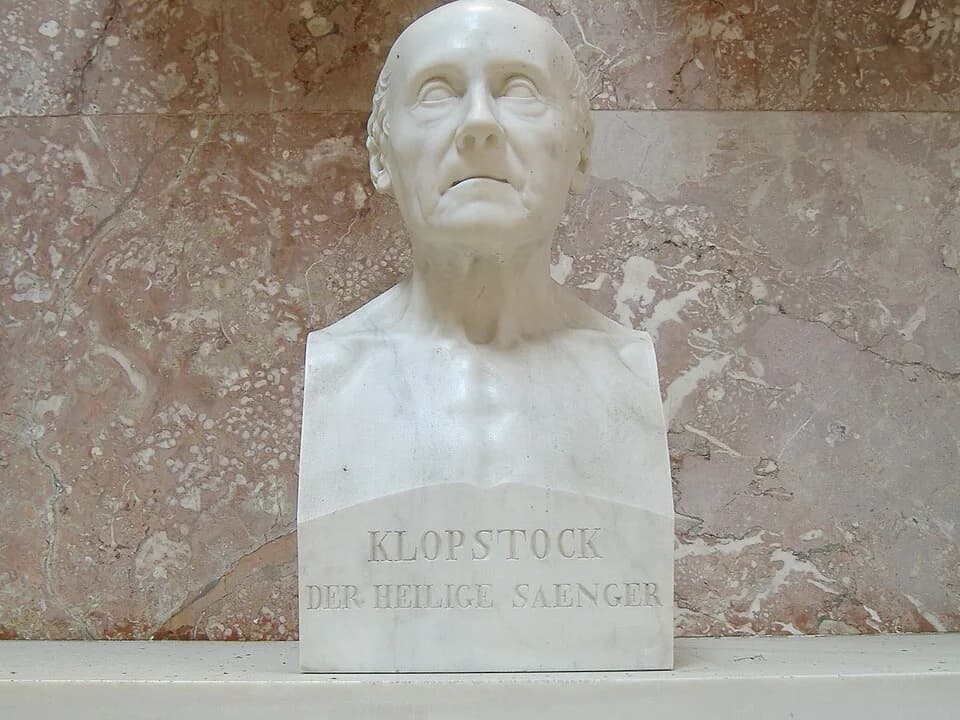 Friedrich Gottlieb Klopstock - Friedrich Gottlieb Klopstock's marble bust in Walhalla