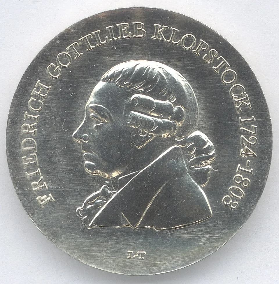 Friedrich Gottlieb Klopstock - 5 Mark DDR 1978 - 175. Todestag von Friedrich Gottlieb Klopstock - Bildseite