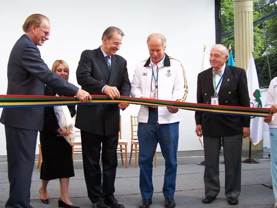 Jacques Rogge - IOC President Jacques Rogge at the ribbon cutting ceremony for the IOC Session. (ATR)