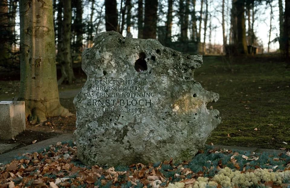 Ernst Bloch - Headstone of Ernst Bloch, Philosopher, in Tübingen, Germany