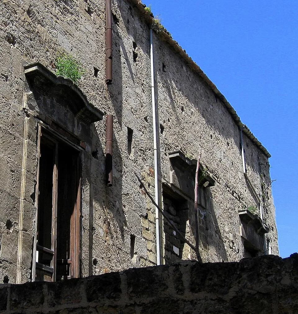 Giuseppe Tomasi di Lampedusa - Palazzo Lampedusa, boyhood home of Giuseppe Tomasi di Lampedusa, author of "The Leopard" ("Il Gattopardo"). It was destroyed by bombing in World War II.