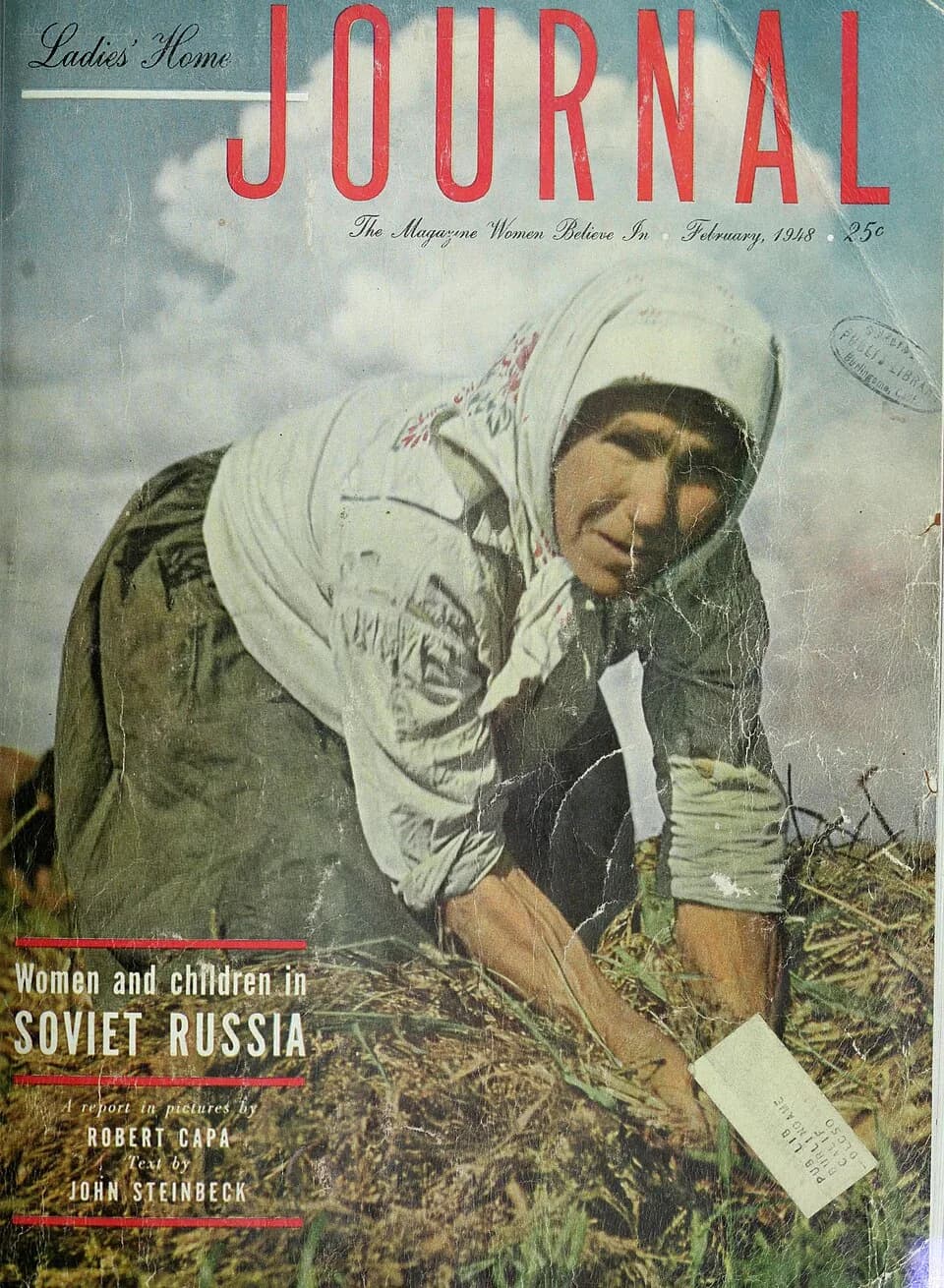 Robert Capa - Ladies' Home Journal, February 1948 - Cover design by Robert Capa
Identifier: ladieshomejourna65janwyet (find matches)
Title: The Ladies' home journal
Year: 1889 (1880s)
Authors:  Wyeth,