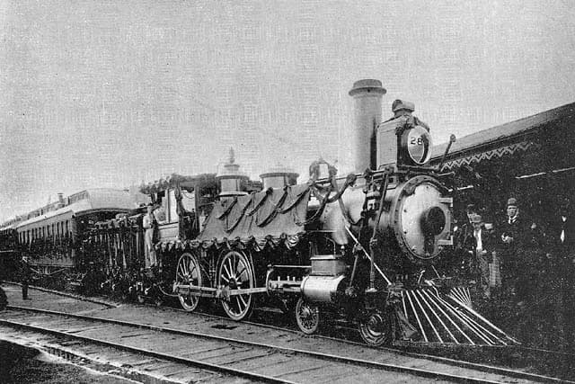 John A. Macdonald - Sir John A. Macdonald's funeral train.