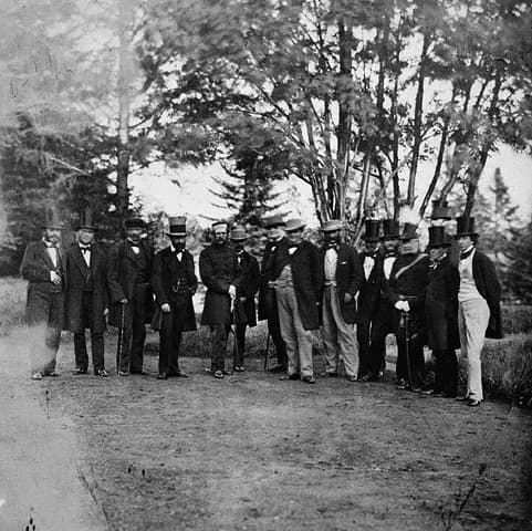 John A. Macdonald - Hon. John A. Macdonald, Hon. George-Étienne Cartier and Lieutenant-Colonel John G. Irvine