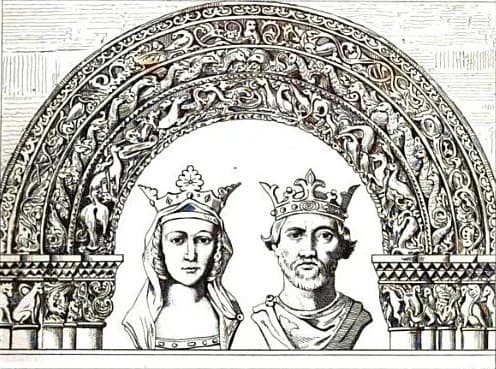 Philip I of France - Philip I and his wife Berta of Holland