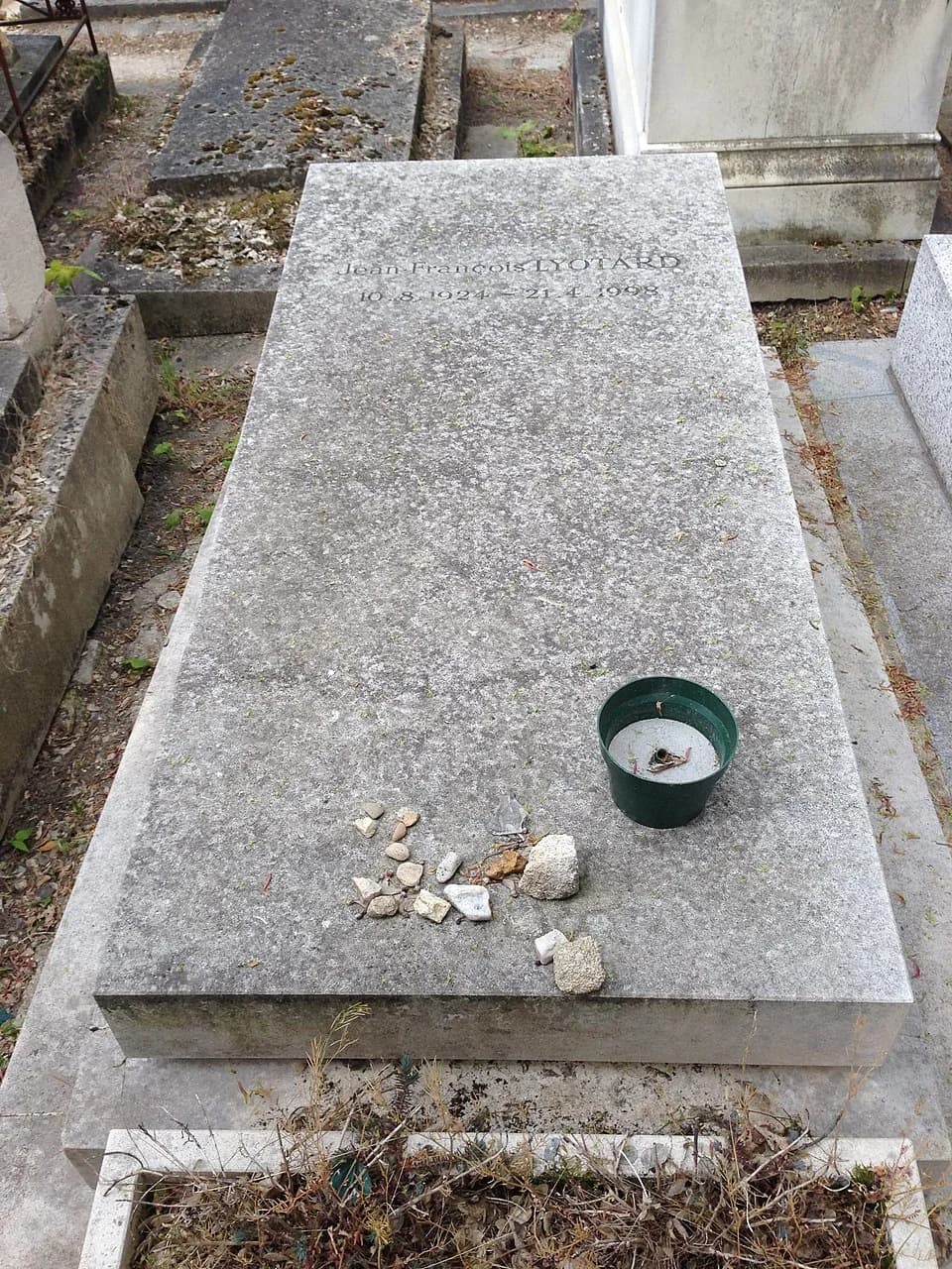 Jean-François Lyotard - Tombe de Jean-François Lyotard - Père Lachaise