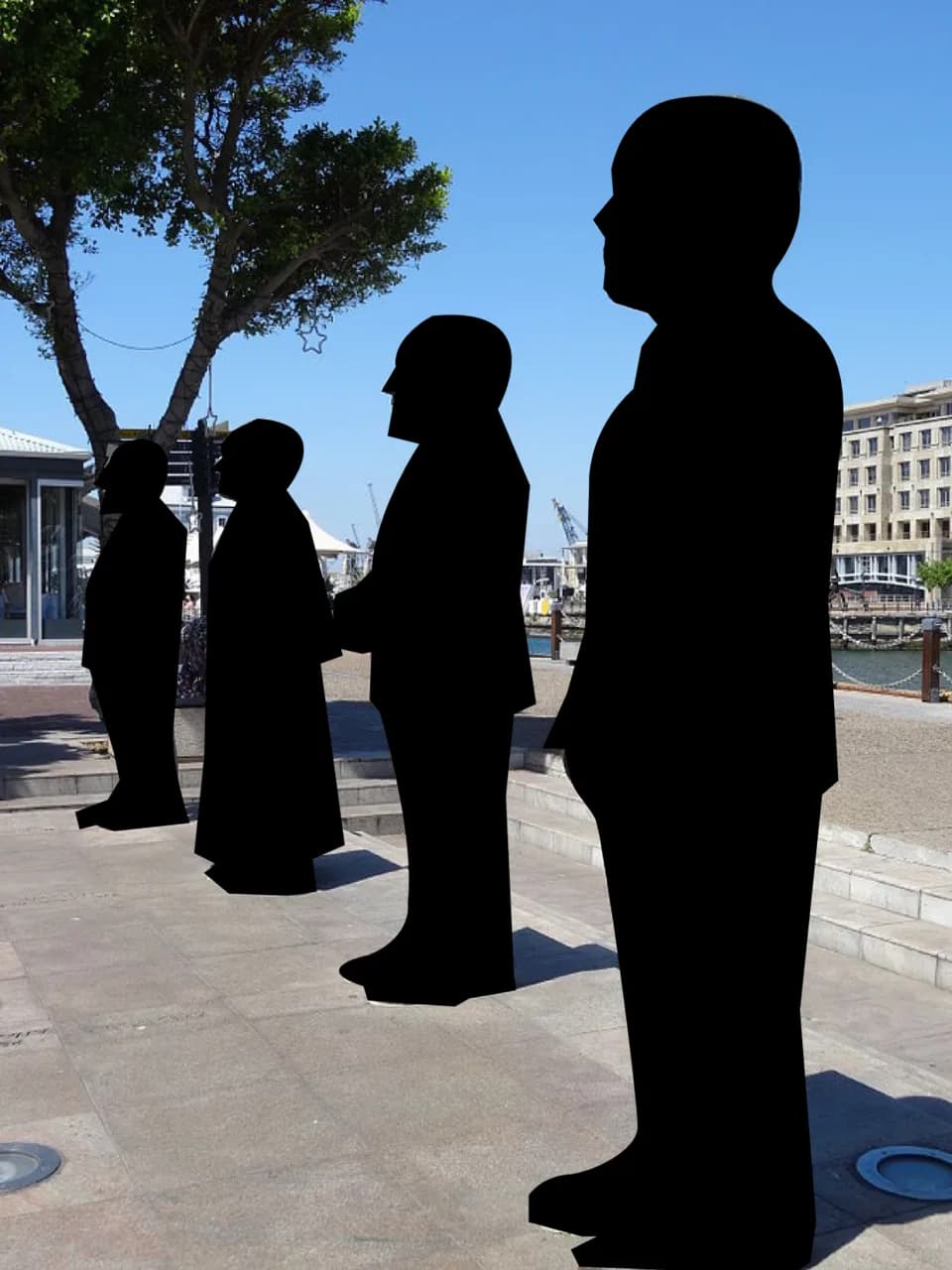 Albert John Mvumbi Luthuli - A reduxed version of Nobel Square at the V&amp;A Waterfront in Cape Town, South Africa.