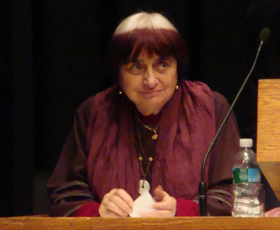 Agnès Varda - Agnès Varda speaking at a retrospective series at the Harvard Film Archive