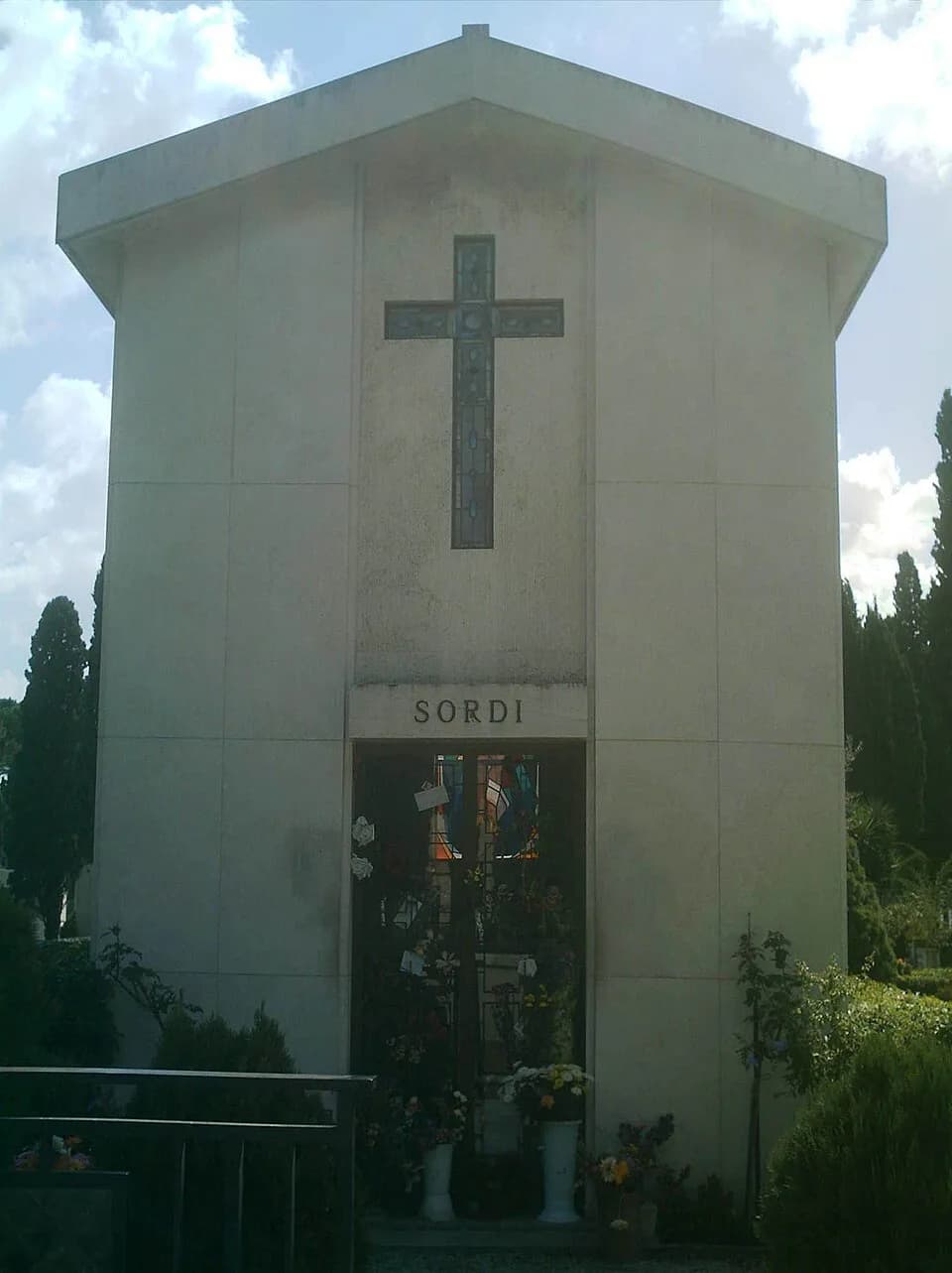 Alberto Sordi - La cappella di Alberto Sordi al Cimitero del Verano