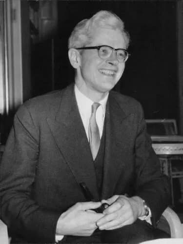 John Kendrew - John Kendrew, Nobel Prize winner in Chemistry 1962 - Vintage Photograph