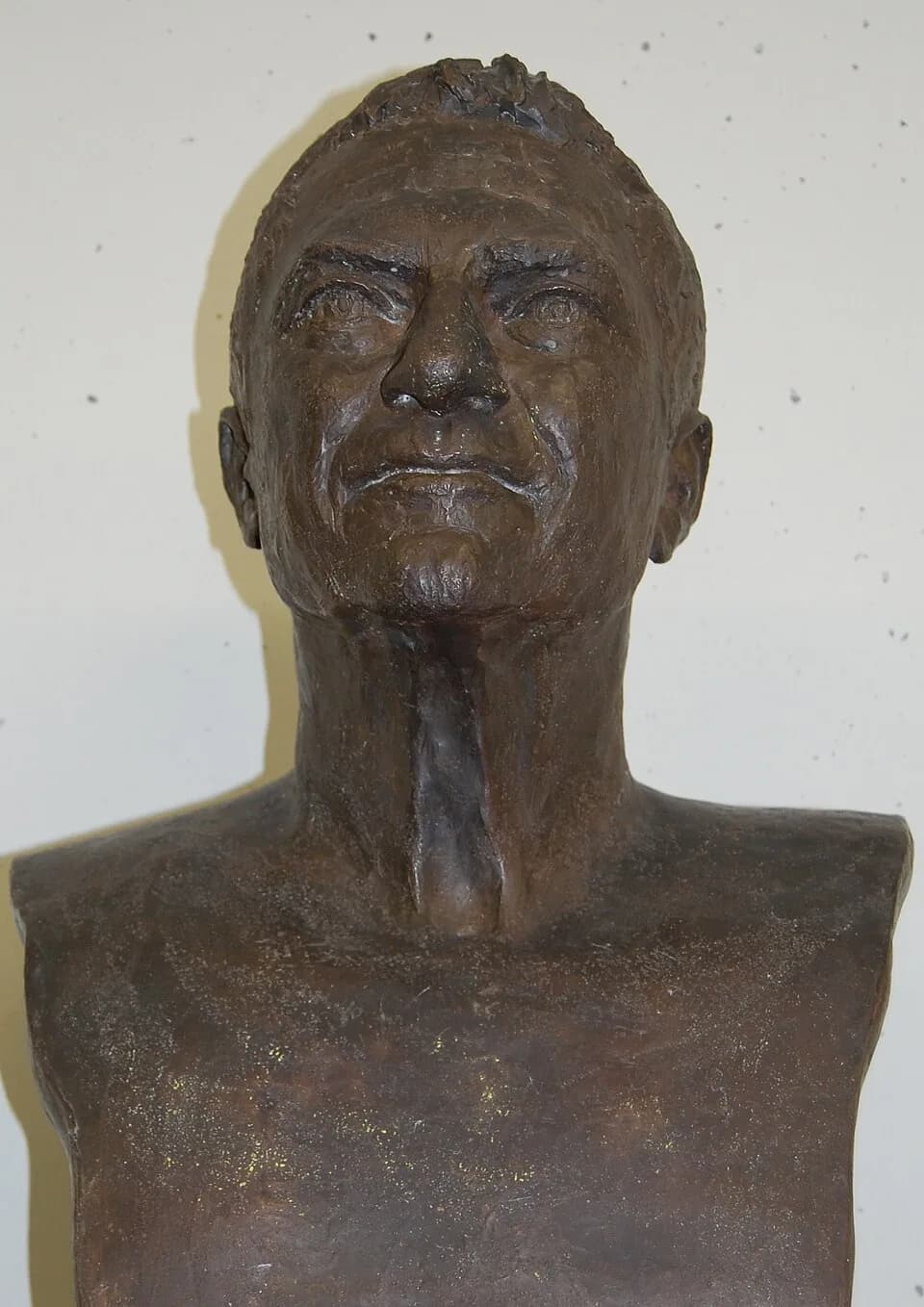 Jack Steinberger - Büste des Physik-Nobelpreisträgers Jack Steinberger (* 1921); Standort: de:Jack-Steinberger-Gymnasium, Bad Kissingen