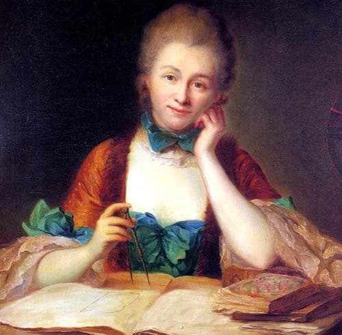 Émilie du Châtelet - Depicted person:  Gabrielle Émilie Le Tonnelier de Breteuil, marquise du Châtelet (1706-1749), French mathematician and  physicist