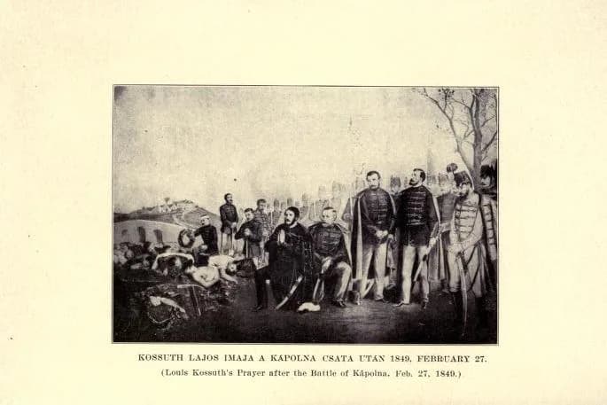 Lajos Kossuth - Kossuth Lajos imája a kápolnai csata után 1849 február 27.