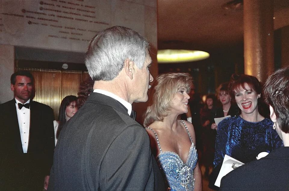 Ted Turner - 1990 Academy Awards
NOTE:  Permission granted to copy, publish, broadcast or post any of my photos, but please credit "photo by Alan Light" if you can. Thanks.

Scanned from the original 