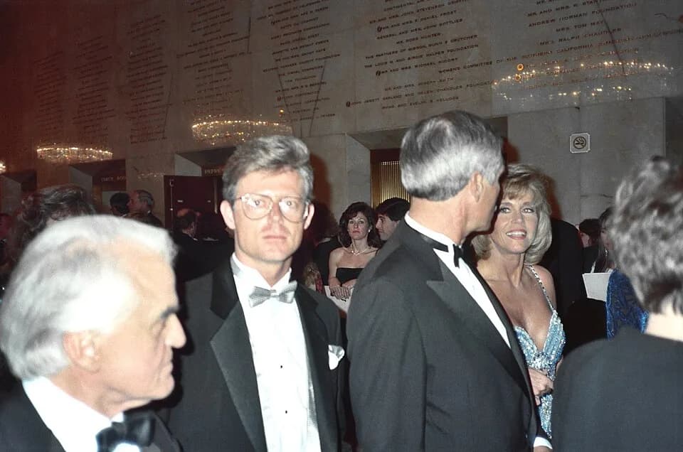 Ted Turner - 1990 Academy Awards
NOTE:  Permission granted to copy, publish, broadcast or post any of my photos, but please credit "photo by Alan Light" if you can. Thanks.

Scanned from the original 