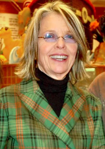 Diane Keaton - American actress Diane Keaton.  Cropped.