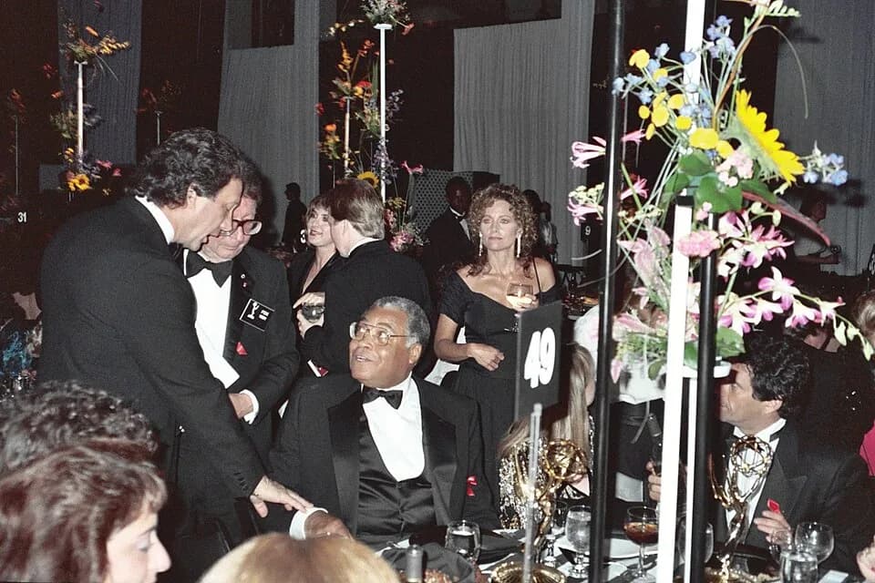 James Earl Jones - James Earl Jones at the Governor's Ball following the 1991 Emmy Awards, scanned from 35mm negative