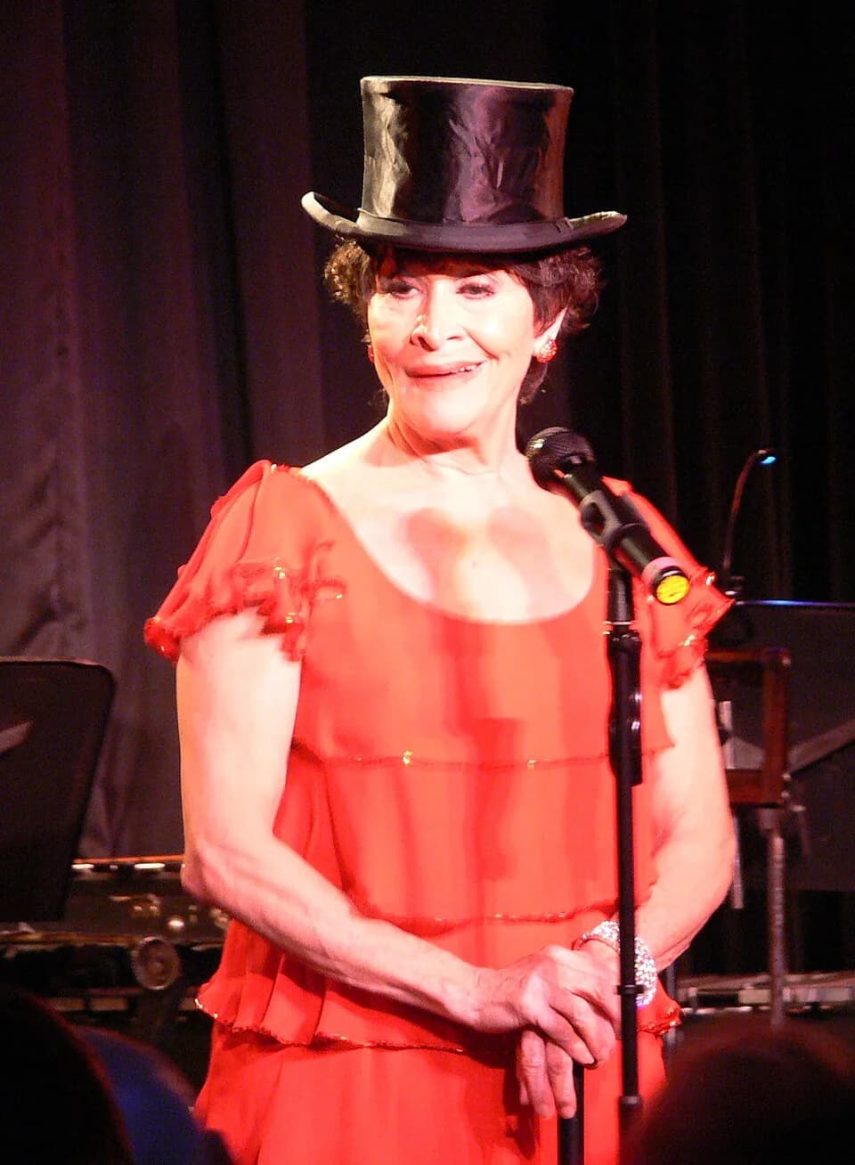 Chita Rivera - Chita Rivera in her solo cabaret show, 2008