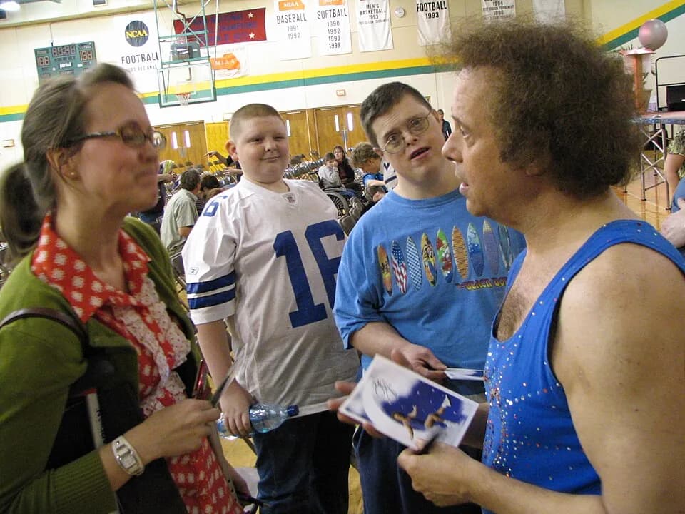 Richard Simmons - Jessia and Richard.