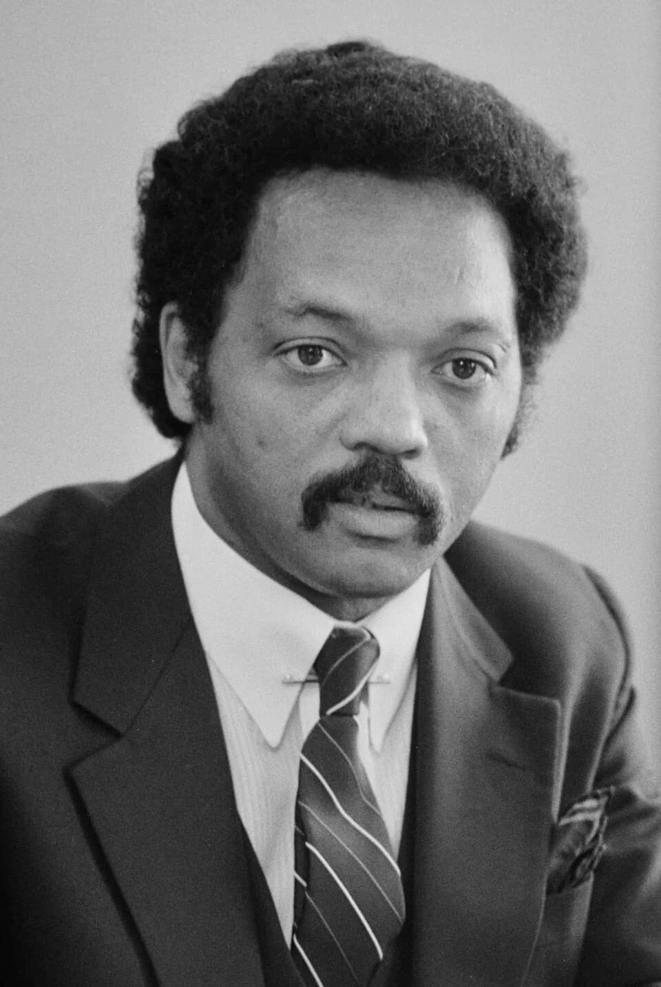 Jesse Jackson - Jesse Jackson speaking during an interview in July 1, 1983.