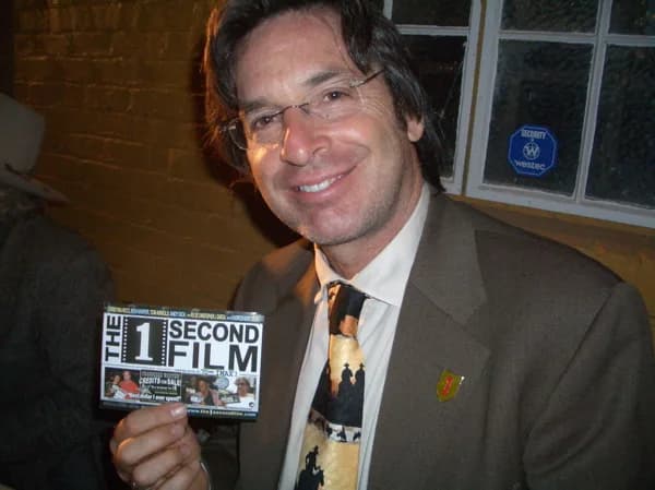 Robert Carradine - Robert Carradine holding a producer credit for The 1 Second Film at the Mill Valley Film Festival
