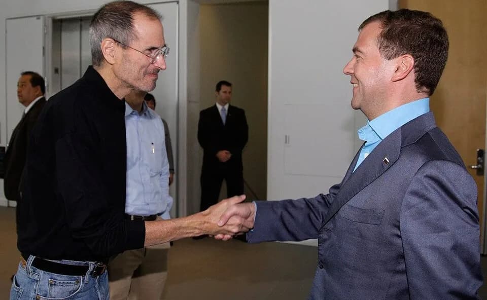 Steve Jobs - With CEO of Apple Inc. Steve Jobs.
