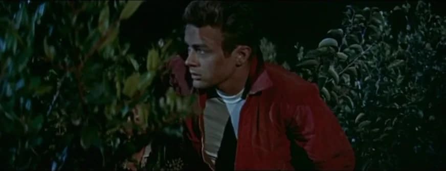 James Dean - Cropped screenshot of James Dean in the trailer for the film Rebel Without a Cause