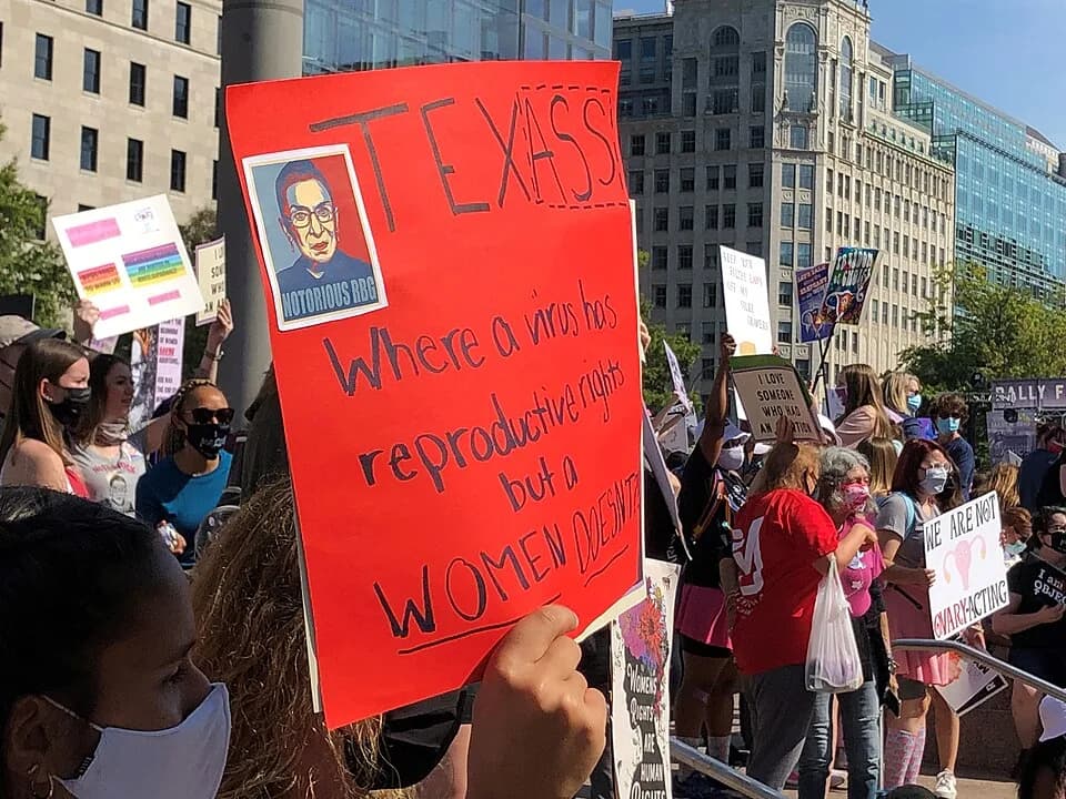 The Notorious B.I.G. - The 2021 Women's March in Washington, D.C. took place on October 2, 2021 in protest against the anti-abortion Heartbeat Act, which had recently been enacted in Texas.  The event