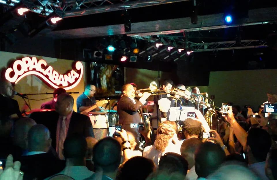 Willie Colón - Willie Colón performing opening night at the new Copacabana in Times Square, NYC.