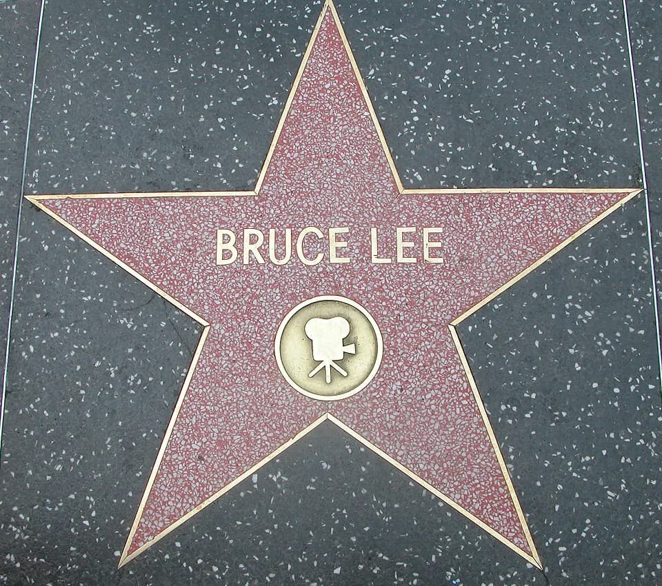 Bruce Lee - Bruce Lee's star on the Hollywood Walk of Fame, Los Angeles (California)