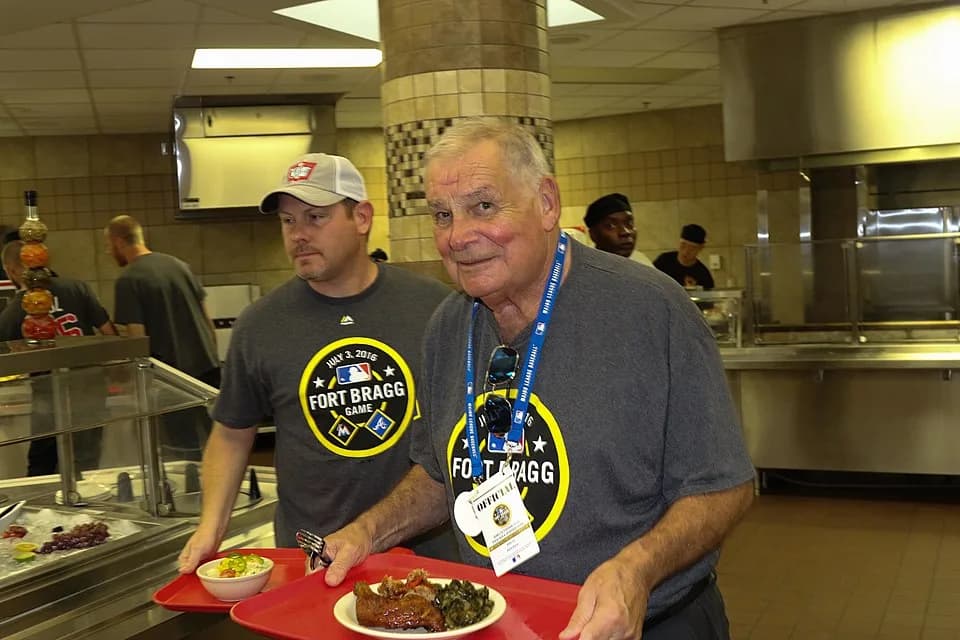 Bobby Cox - Bobby Cox, former manager of the Atlanta Braves attends a 'Meet and Greet' luncheon with U.S. Army Paratroopers and their Families  at Fort Bragg, N.C., July 3, 2016. The event is a part o