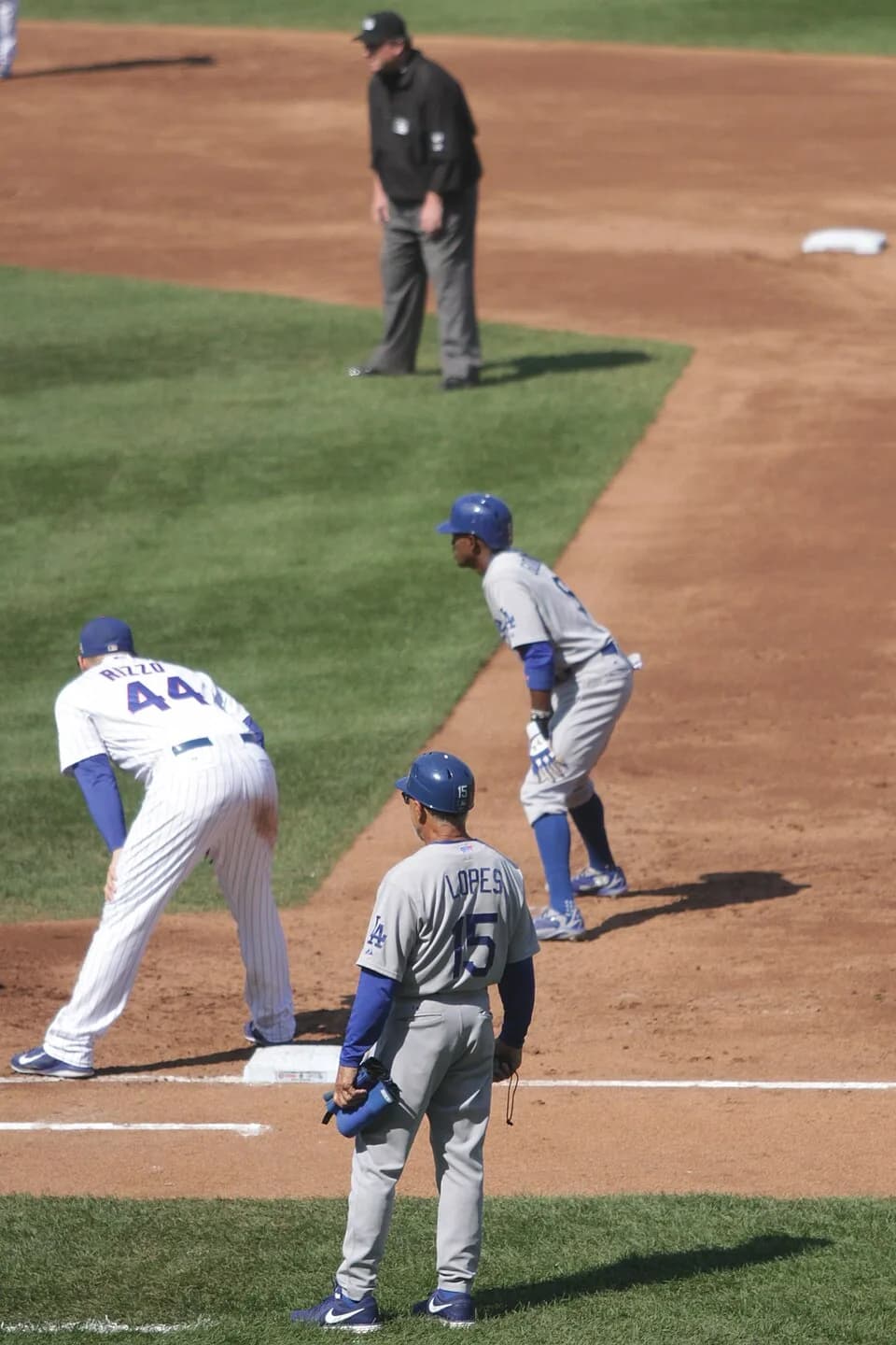 Davey Lopes - Dee Gordon for the 2014 Los Angeles Dodgers against the 2014 Chicago Cubs at Wrigley Field.