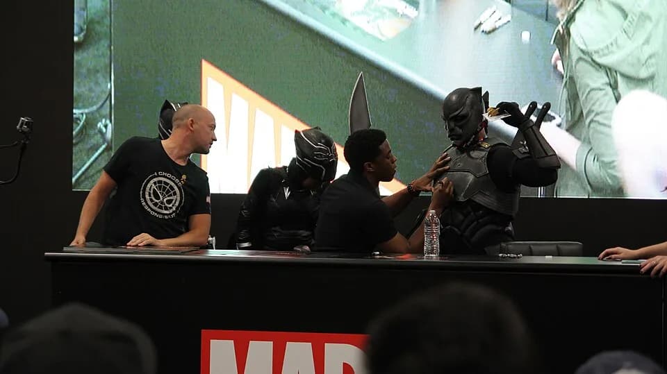 Chadwick Boseman - Chadwick Boseman promoting Black Panther at the 2016 San Diego Comic-Con International.