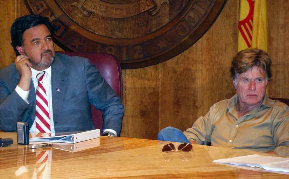 Robert Redford - Gov. Bill Richardson and Robert Redford.